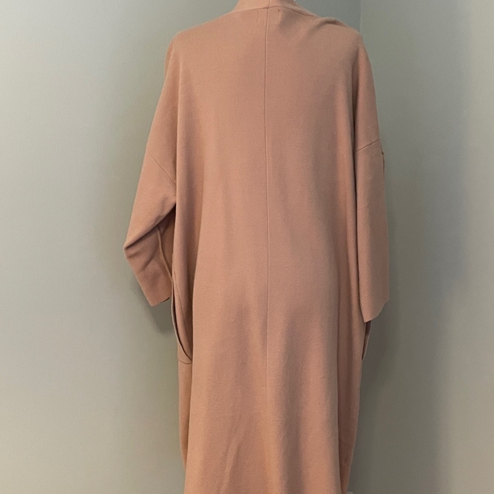 Elegant Tan Women's Cape Coat - Picture 8 of 10